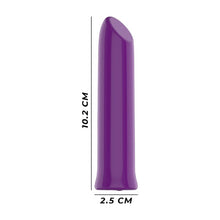 Stimulator clitoris INTENSE Todrick, 10 funcții de vibrație, rezistent la apă, lungime 10.2 cm, mov