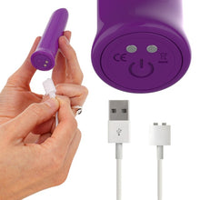 Stimulator clitoris INTENSE Todrick, 10 funcții de vibrație, rezistent la apă, lungime 10.2 cm, mov