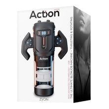 Masturbator automat INTOYOU - Action Zyon, 4 viteze de rotatie si miscare, 28 cm