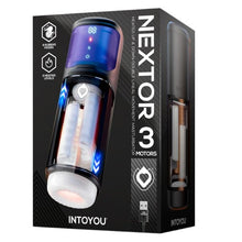 Masturbator automat INTOYOU - Nextor, cu 3 motoare puternice, 9 functii de vibratie, ecran digital LED, 27 cm