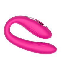 Vibrator stimulator INTOYOU APP - Couple 360º, control prin aplicatie, 10 fuctii de vibrare, 13 cm, roz