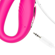 Vibrator stimulator INTOYOU APP - Couple 360º, control prin aplicatie, 10 fuctii de vibrare, 13 cm, roz