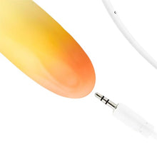 Ou vibrator INTOYOU APP -Double Layer, pentru stimularea sexuala feminina, control prin aplicatie, 10 functii de vibratie, 20 cm, portocalui/ galben