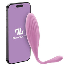 Ou vibrator INTOYOU APP - Rotating, pentru stimularea sexuala feminina, control prin aplicatie, 8 functii de vibratie si rotatie a varfului, 20 cm x 3.4 cm, roz