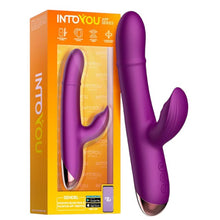 Vibrator INTOYOU APP - Sendel, control prin aplicatie, 10 fuctii de vibratie interna si clitoridiana, silentios, 22 cm x 3.3 cm, mov