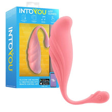 Ou vibrator INTOYOU APP - Waving, pentru stimularea sexuala feminina, control prin aplicatie, 8 functii de vibratie, 20.5 cm x 3.5 cm, roz