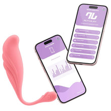 Ou vibrator INTOYOU APP - Waving, pentru stimularea sexuala feminina, control prin aplicatie, 8 functii de vibratie, 20.5 cm x 3.5 cm, roz