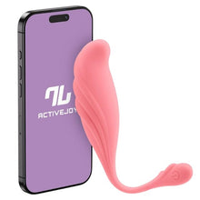 Ou vibrator INTOYOU APP - Waving, pentru stimularea sexuala feminina, control prin aplicatie, 8 functii de vibratie, 20.5 cm x 3.5 cm, roz