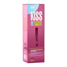 Gel intim INTT Kiss And Taste, pentru stimulare clitoris și sex oral, cu efect de încălzire, aromă de mure, 55 ml