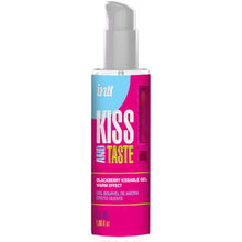 Gel intim INTT Kiss And Taste, pentru stimulare clitoris și sex oral, cu efect de încălzire, aromă de mure, 55 ml