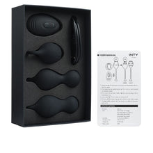 Set bile kegel vibratoare INTY TOYS BLAZE, control prin telecomandă, 10 funcții de vibrații ultra-puternice, silențios, negru