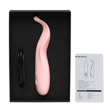 Stimulator clitoris INTY TOYS BLISS, din silicon lichid, cu 10 funcții de vibrații ultra-puternice, rezistent la apă IPX6, roz
