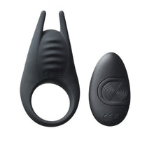 Inel vibrator pentru penis INTY TOYS CRAVE, control prin telecomandă, 10 funcții de vibrații ultra-puternice, silențios, negru