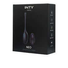 Ou vibrator INTY TOYS NEO, cu control prin telecomandă, 10 funcții de vibrații ultra-puternice, silențios, rezistent la apă, negru