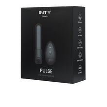 Vibrator bullet INTY TOYS PULSE, pentru clitoris, control prin telecomandă, 10 funcții de vibrații ultra-puternice, silențios, negru