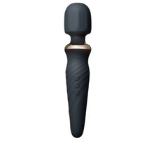Aparat de masaj INTY TOYS TORCH, pentru corp și zonele intime, 25 funcții de vibrații ultra-puternice, 5 viteze, silențios, negru
