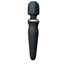 Aparat de masaj INTY TOYS TORCH, pentru corp și zonele intime, 25 funcții de vibrații ultra-puternice, 5 viteze, silențios, negru
