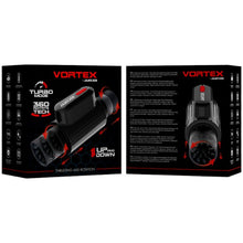 Masturbator automat JAMYJOB VORTEX, 10 funcții de rotație 360°, 10 funcții de penetrare automată, rezistent la apă, negru