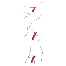 Vibrator dublu JIMMYJANE Solis Ascend 2 Pro, pentru zone intime și clitoris, cu funcție de încălzire, 7 funcții de vibrație, 3 viteze, roz