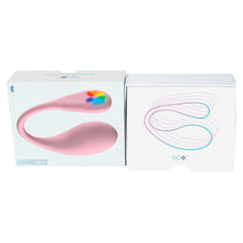Vibrator interactiv KIIROO SPOT, cu lumini LED curcubeu, control prin aplicație, 6 funcții de vibrație, rezistent la apă, roz