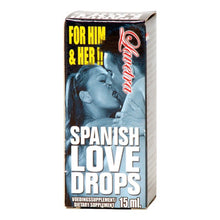 Picături afrodisiace LAVETRA Spanish Love Drops, unisex, pentru libido și performanțe sexuale îmbunătățite, 15 ml