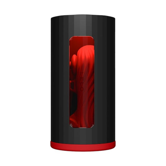 Masturbator automat LELO F1S V3 Pleasure Console, control prin aplicație, 7 funcții de vibrații sonice, negru cu roșu