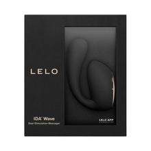 Vibrator dublu LELO IDA WAVE, pentru clitoris și punctul G, control prin aplicație, funcție de rotație, 10 funcții de vibrație, negru