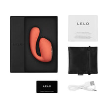 Vibrator dublu LELO IDA WAVE, pentru clitoris și punctul G, control prin aplicație, funcție de rotație, 10 funcții de vibrație, portocaliu