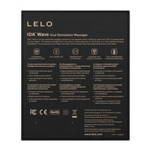 Vibrator dublu LELO IDA WAVE, pentru clitoris și punctul G, control prin aplicație, funcție de rotație, 10 funcții de vibrație, portocaliu