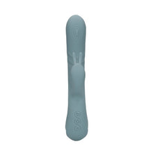 Vibrator rabbit LOVELINE Fingering Motion Rabbit Vibrator, cu funcție de mișcare internă, 20 funcții de vibrație, gri