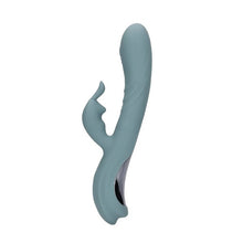 Vibrator rabbit LOVELINE Fingering Motion Rabbit Vibrator, cu funcție de mișcare internă, 20 funcții de vibrație, gri
