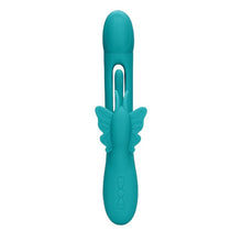 Vibrator rabbit LOVELINE Flapping G-Spot Butterfly Vibrator, cu funcție de lovituri ritmice, 21 funcții de vibrație, albastru