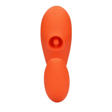Vibrator dublu LOVELINE G-Spot Vibrator with Clitoral Pulse Wave, cu pulsații, 20 funcții de vibrație, portocaliu