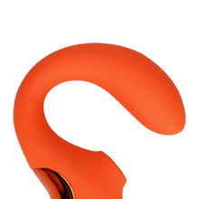 Vibrator dublu LOVELINE G-Spot Vibrator with Clitoral Pulse Wave, cu pulsații, 20 funcții de vibrație, portocaliu