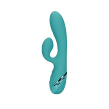 Vibrator rabbit LOVELINE Inflatable Rabbit Vibrator, cu funcție de umflare pentru stimularea punctului G, 10 funcții de vibrație, albastru
