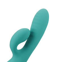 Vibrator rabbit LOVELINE Inflatable Rabbit Vibrator, cu funcție de umflare pentru stimularea punctului G, 10 funcții de vibrație, albastru