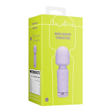 Aparat de masaj LOVELINE Mini Wand Vibrator, pentru corp și zone intime, 10 funcții de vibrație, lungime 11.4 cm, mov