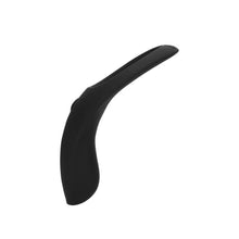 Inel vibrator pentru penis LOVELINE Pointed Cock Ring, 10 funcții de vibrație, din silicon moale, culoare negru