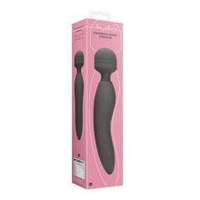 Aparat de masaj LOVELINE Powerful Wand Vibrator, pentru corp și zone intime, 20 funcții de vibrație, gri
