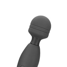Aparat de masaj LOVELINE Powerful Wand Vibrator, pentru corp și zone intime, 20 funcții de vibrație, gri