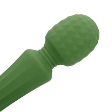 Aparat de masaj LOVELINE Powerful Wand Vibrator with Still Handle, pentru corp și zone intime, 40 funcții de vibrație, verde