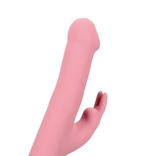 Vibrator rabbit LOVELINE Rotating Beads Rabbit Vibrator, cu perle rotative, 10 funcții de vibrație, lungime 22.5 cm, roz