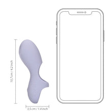 Vibrator pentru deget LOVELINE Silicone Finger Vibrator, pentru stimularea clitorisului, 10 funcții de vibrație, mov