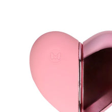 Stimulator clitoris LOVELINE Tapping Heart Vibrator, în formă de inimă, 10 funcții de vibrație, culoare roz