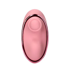Stimulator clitoris LOVELINE Tapping Heart Vibrator, în formă de inimă, 10 funcții de vibrație, culoare roz