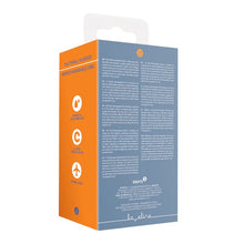 Vibrator LOVELINE The Thrill, cu 3 capete interschimbabile, din silicon premium, 10 funcții de vibrație, culoare albastru