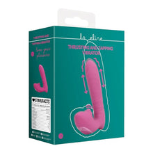Vibrator dublu LOVELINE Thrusting and Tapping, cu funcție de penetrare automată, 22 funcții de vibrație, culoarea roz