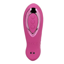 Vibrator dublu LOVELINE Thrusting and Tapping, cu funcție de penetrare automată, 22 funcții de vibrație, culoarea roz
