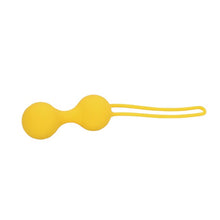 Set bile kegel LOVELINE Thumping Kegel Ball Exercise Set, pentru tonifierea mușchilor pelvieni, rezistente la apă, galben
