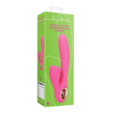 Vibrator dublu LOVELINE BY SHOTS Tongue Flickering and Heating Rabbit, cu funcție de încălzire, >10 funcții de vibrație, culoare roz